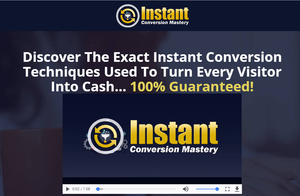 Instant Conversion Mastery Coupon Discount Code > 25% Off Promo Deal