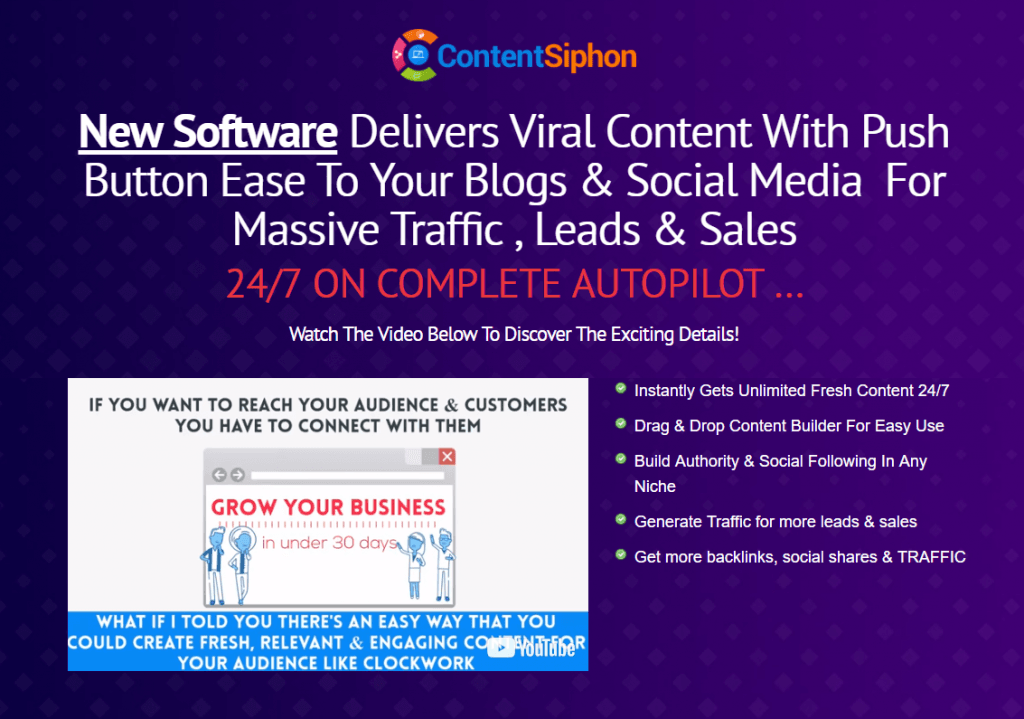 Content Siphon Coupon Discount Code > 37 Off Promo Deal