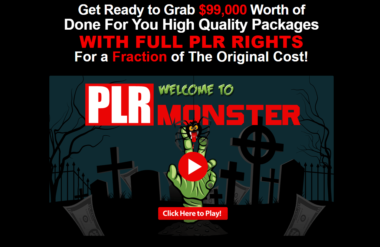 PLR Monster Coupon Discount Code > 10 Off Promo Deal