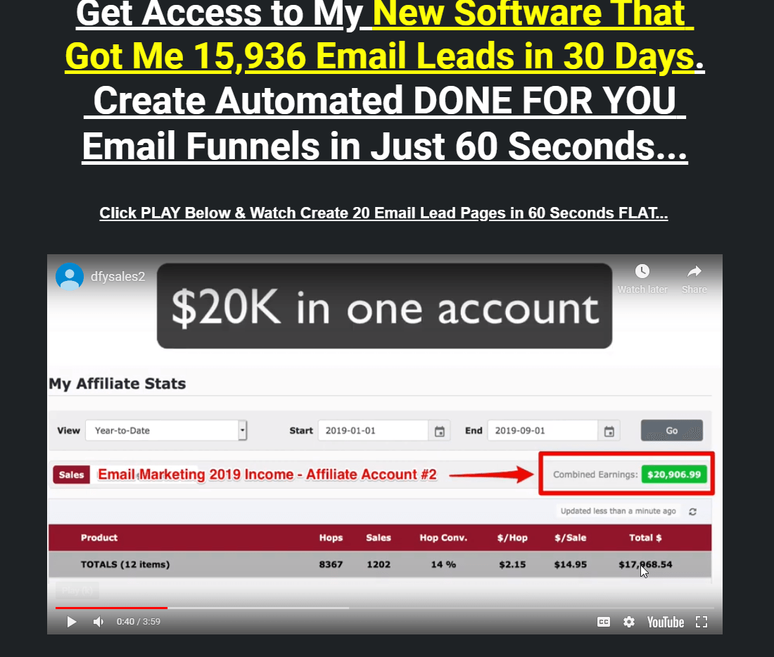 DFY Lead Pages Coupon Discount Code > 80 Off Promo Deal