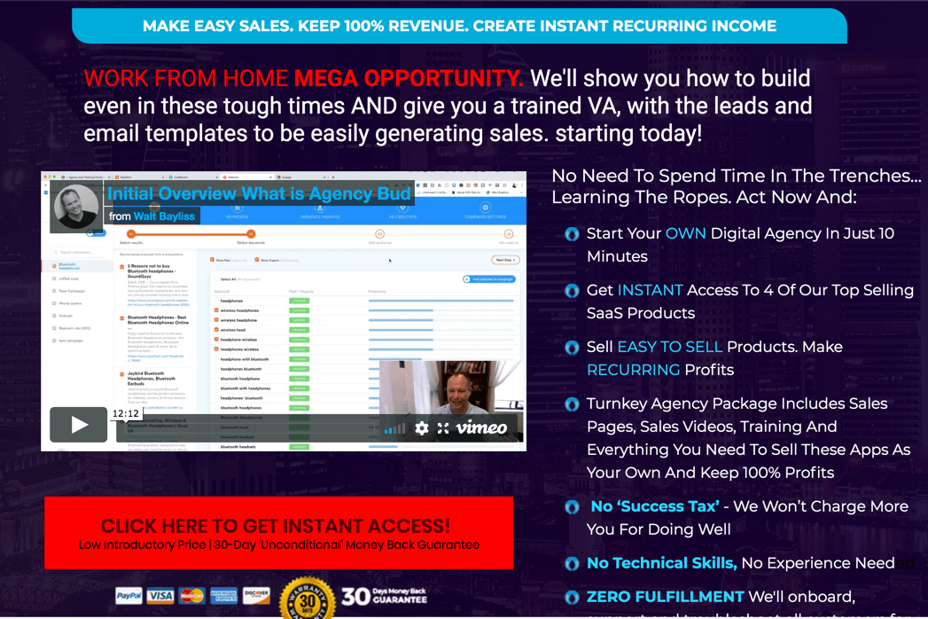 Agency Bud Coupon Code > Save 451 Off Annual Special Offer