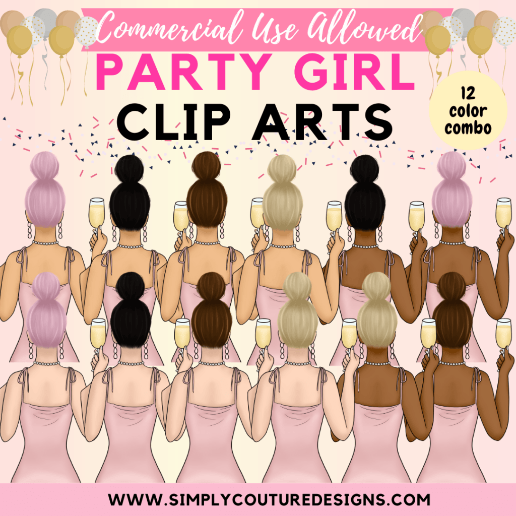 Party Girls Clip Arts Coupon Code 