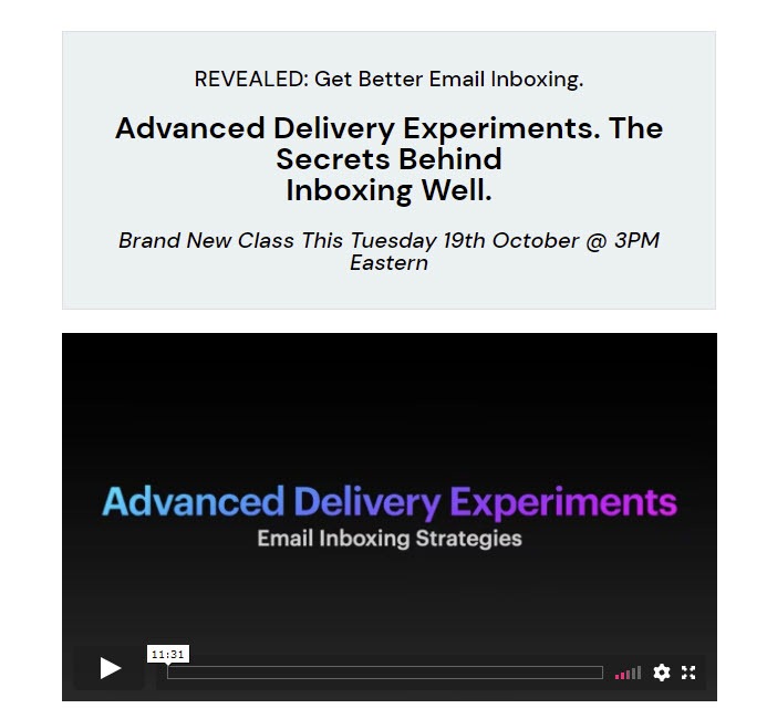 Advanced Delivery Experiments Coupon Code