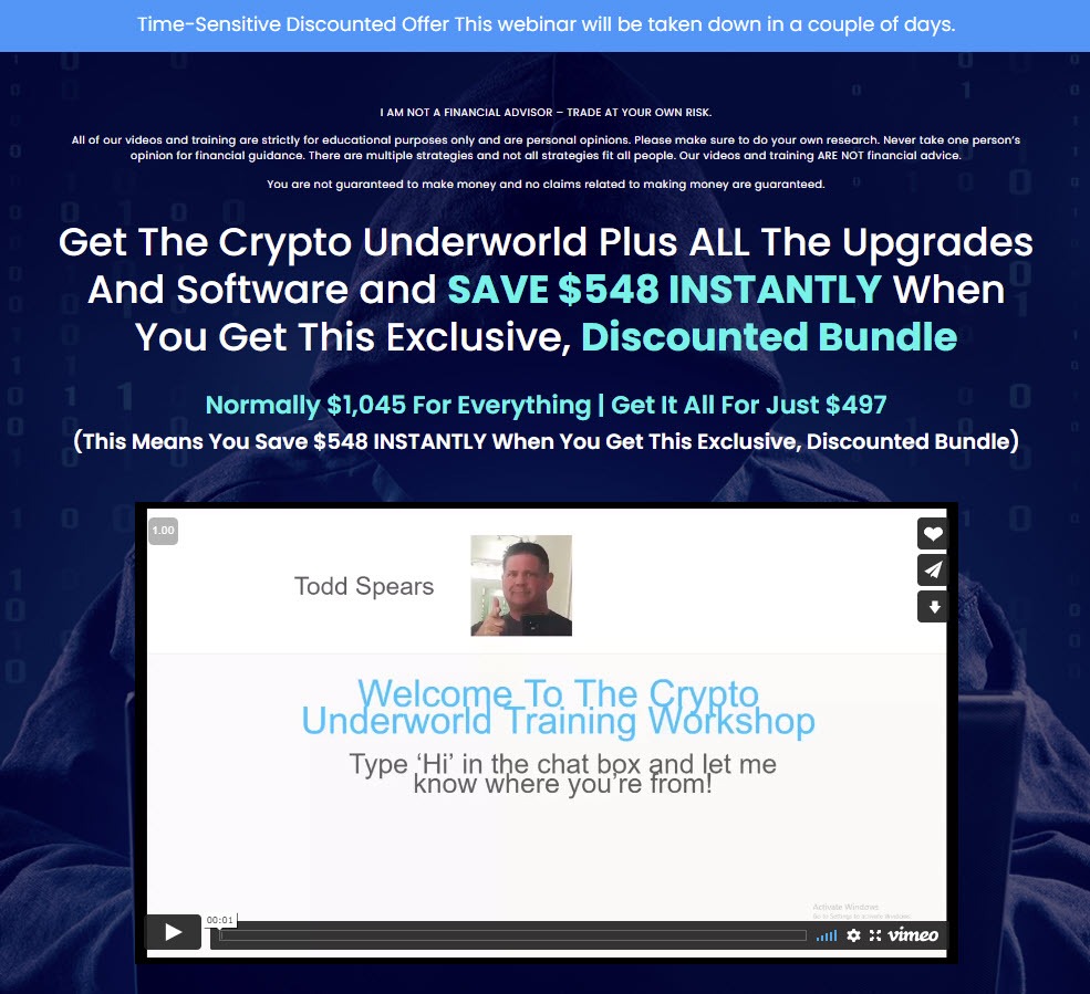Crypto Underworld Bundle Coupon Code