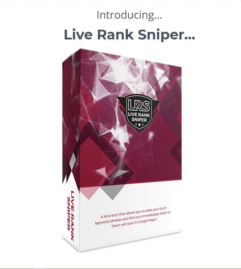 LiveRankSniper 2021 Edition Coupon Code