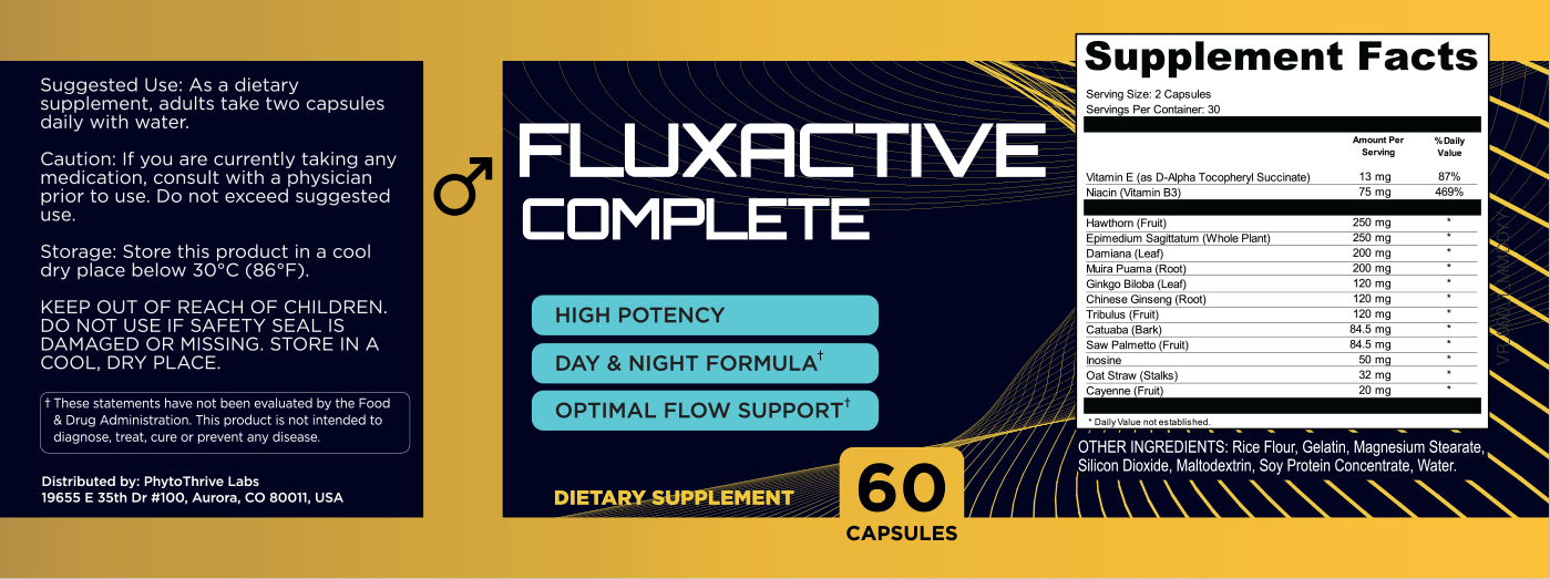 Fluxactive Complete Coupon Code Label