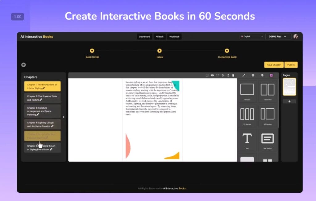 Create eBook in 60 seconds
