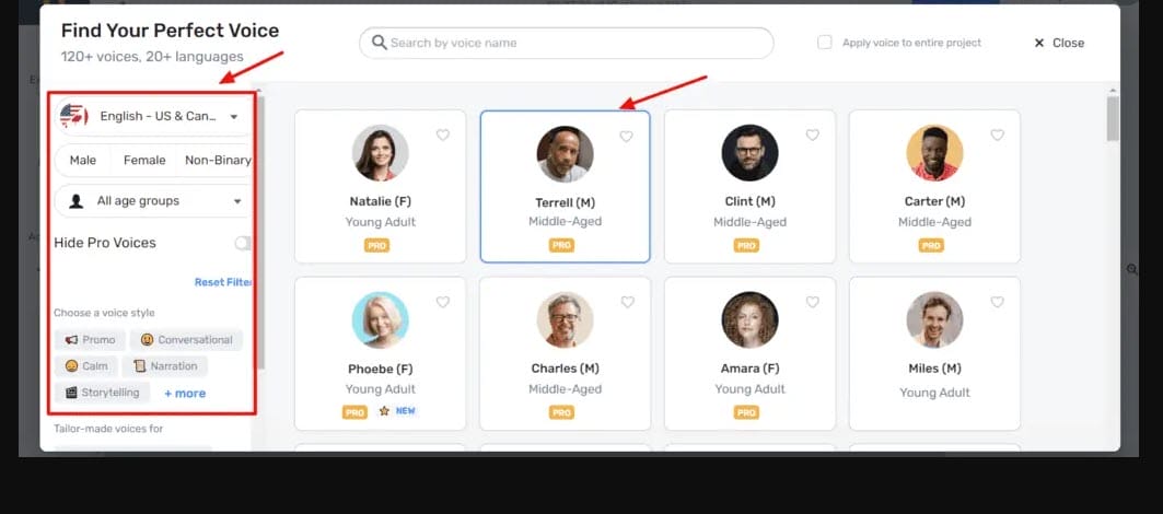 Murf AI Voice Library Perfect