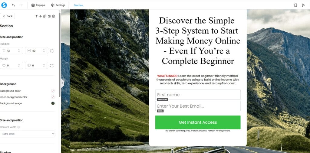 High-Converting Systeme.io Landing Page